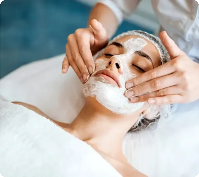Facial treatment at MOOD Skin Studio