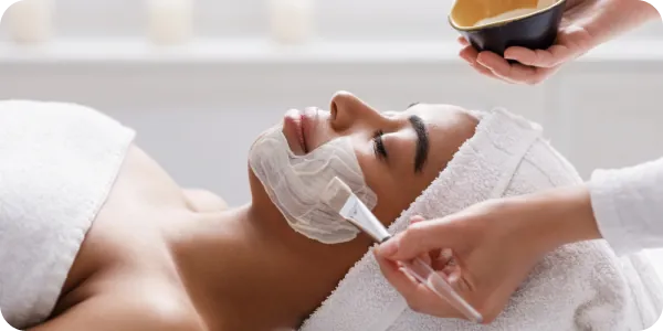 Foaming enzyme facial